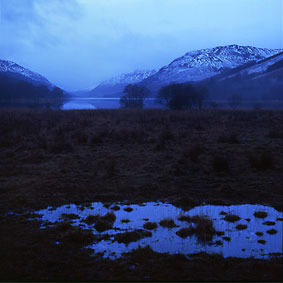 Balquhidder, Loch Voil; half an hour before sunrise